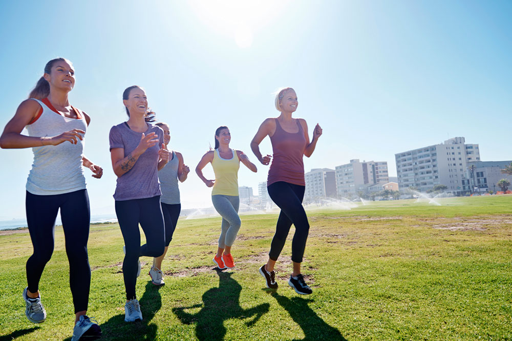 women running